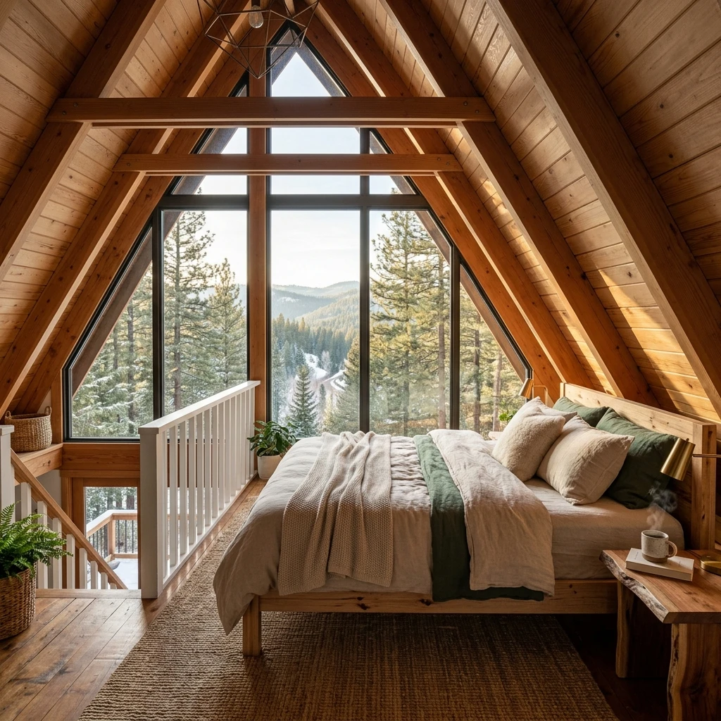 Cabin Loft Bedroom